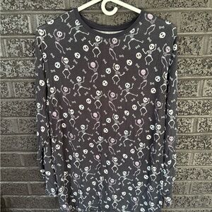 Little Sleepies Skeleton Dance sleep shirt